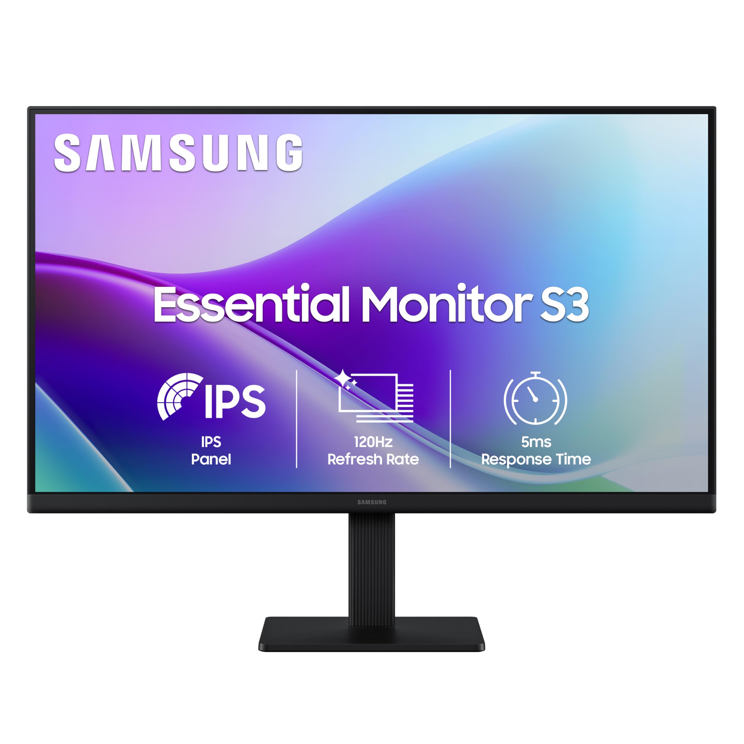 Samsung 22" (55.88 cm) 120hz Flat Monitor|IPS Panel|FHD 1080p (1920 x 1080)|120 Hz|5 ms|Dual HDMI Ports (2EA)|Super Slim Borderless Design|Game Mode|Eye Saver Mode|Wall Mountable|LS22F320GAWXXL|Black-image-12