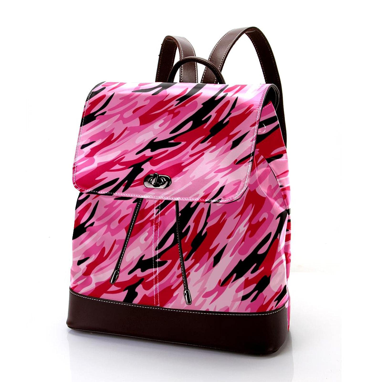 Moda damska plecak niebieski siłownia mężczyzna miękka sztuczna skóra klapa torba na ramię szkoła torba podróżna, MultiColor 19