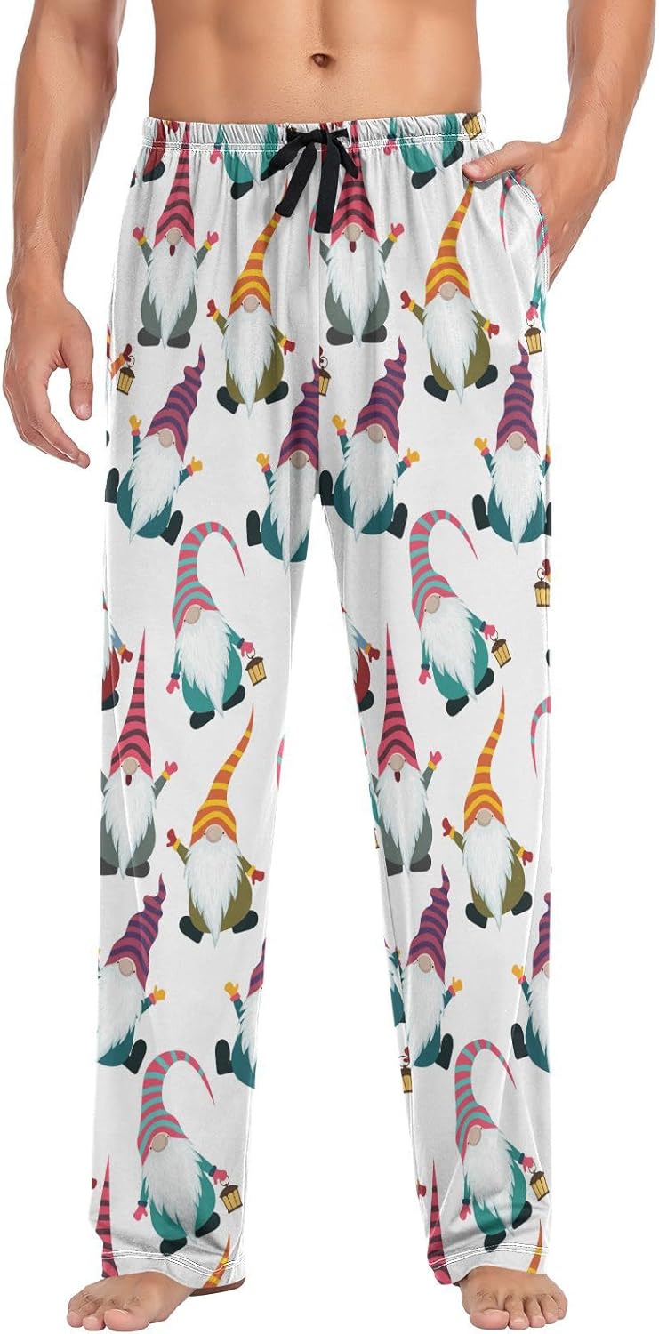 Cute Pajama Pants Mens Lounge Pants Super Soft Men Pajama Bottoms with Pockets Drawstring - Image 4