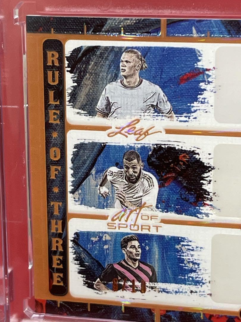 Amazon.co.jp: ハーランド、ベンゼマ、アルバレス Leaf Art of Sport 