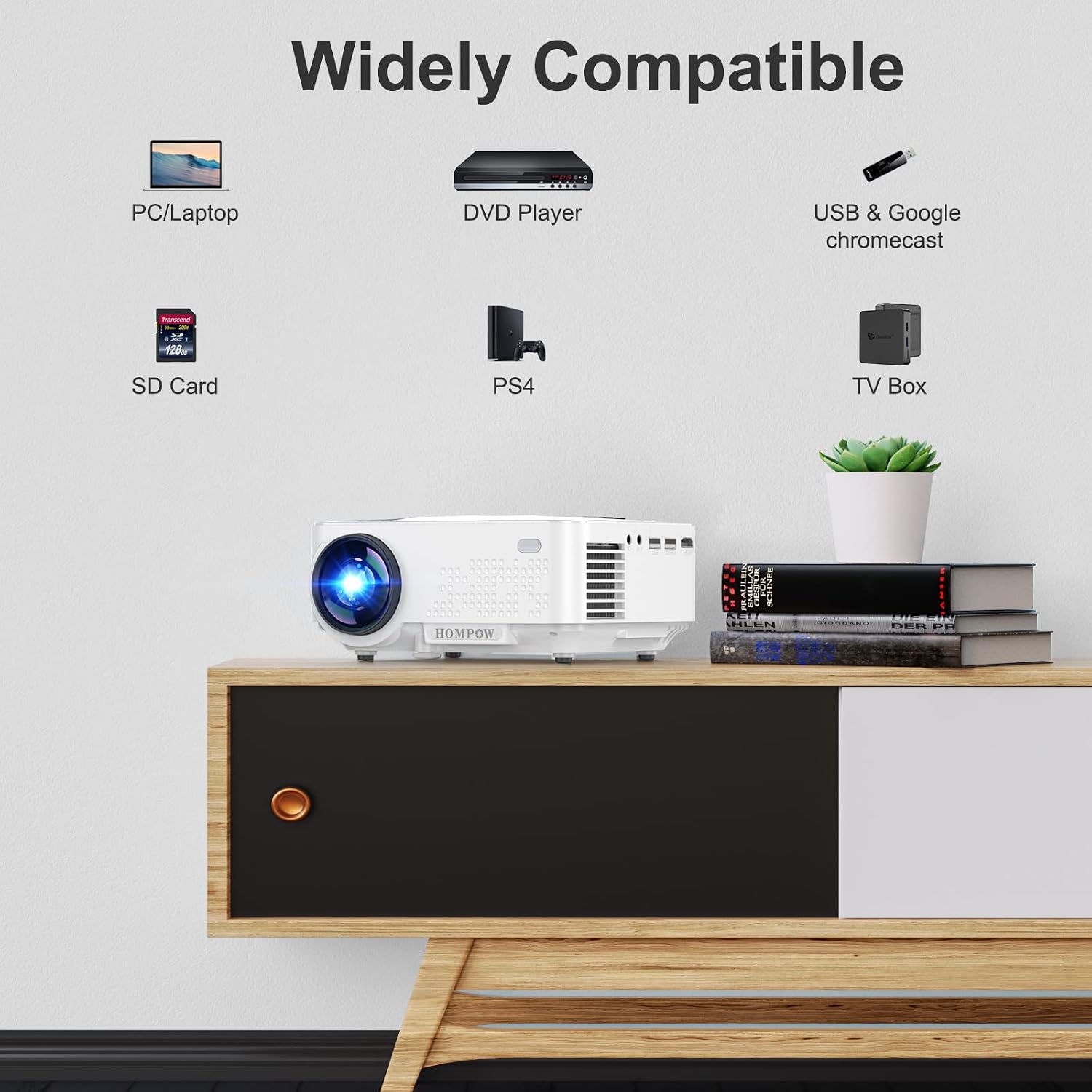 Buy Mini Projector,HOMPOW Portable 