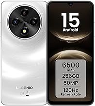 LAGENIO A12 Pro No Contract Smartphone, Android 15-24GB+256GB/1TB TF 50MP+8MP AI Camera