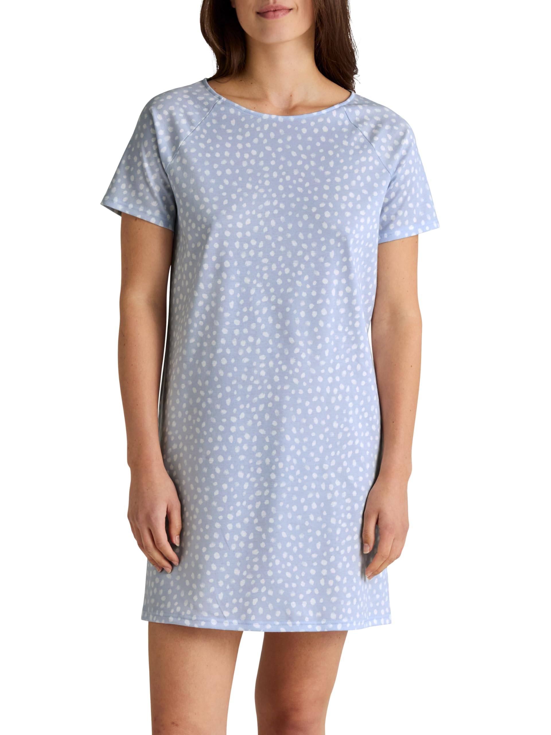 CALIDA Women's Favourites Nightdress, Harmony Blue, Regular, Harmony Blue, One size