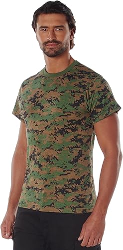 Miniatura 3 de Rothco Camisetas de camuflaje, 3XL, Digital Woodland Camouflage