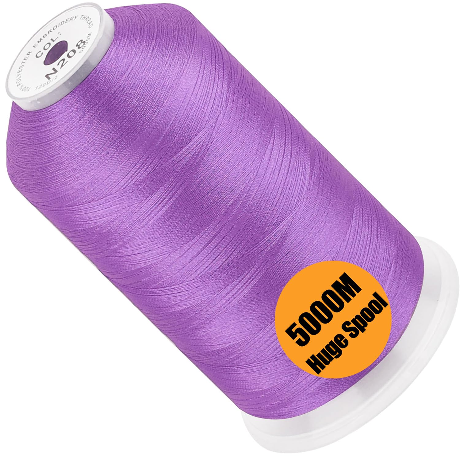 New brothread Huge Spool Embroidery Machine Thread-Purple Fits Janome Color