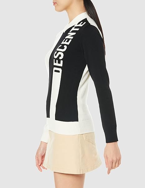 Amazon | [デサント] ゴルフ ゴルフ セーター モックネック ニット