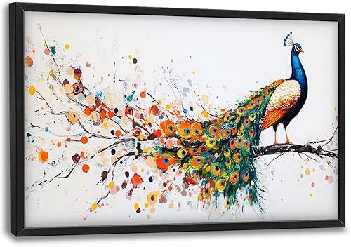 Miniatura 43 de Arte de pared con vino, cuadros rústicos de uvas y vino tinto, pinturas de paisaje de la Toscana retro en lienzo, gran obra de arte enmarcada para