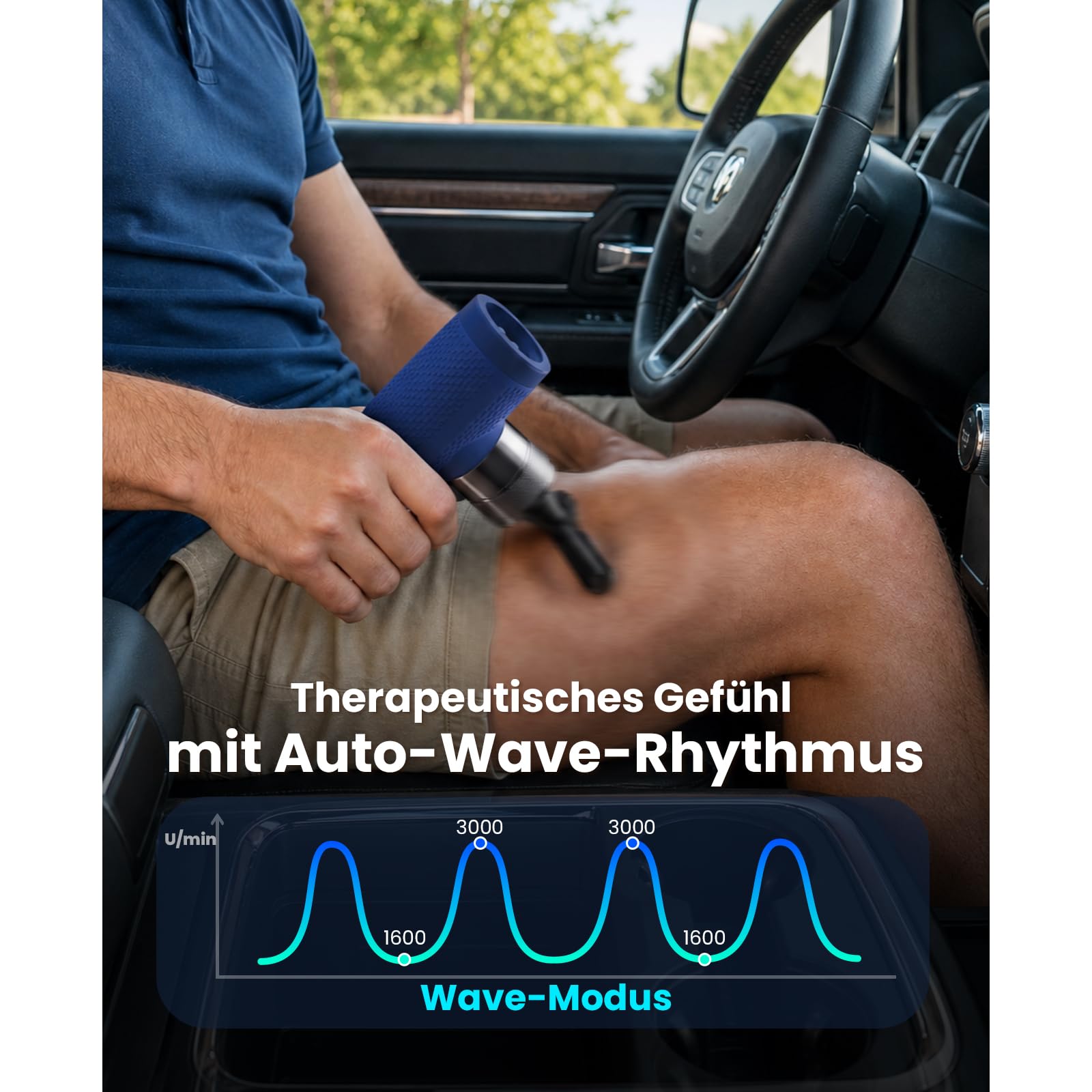 BOB AND BRAD A7 Pro Massagepistole mit Wärme und Kälte, 11mm Amplitude Massagepistole Mini Deep Tissue Tragbar, 3200 U/min Professionelle Leise Massagegerät gegen Schmerzen, Geschenk für Vater Mutter