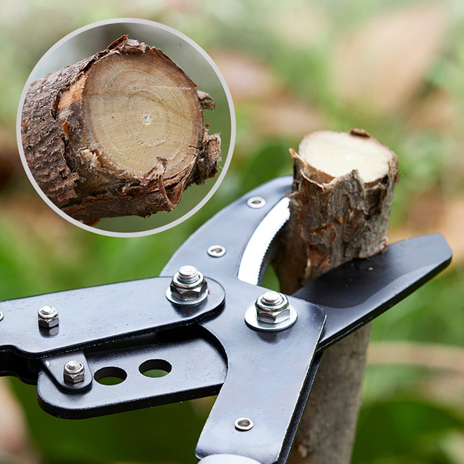 Obcinacze do dużych obciążeń, wysuwany teleskopowy trymer do drzew, oszczędzający wysiłek nóż do gałęzi o pojemności cięcia 5 cm do profesjonalnego ogrodnictwa