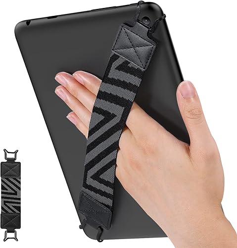 MoKo Correa de mano de seguridad para tablet de 9 a 11 pulgadas, iPadiPad ProiPad AirKindle Fire HDSamsungLenovo, correa de mano versátil de alta