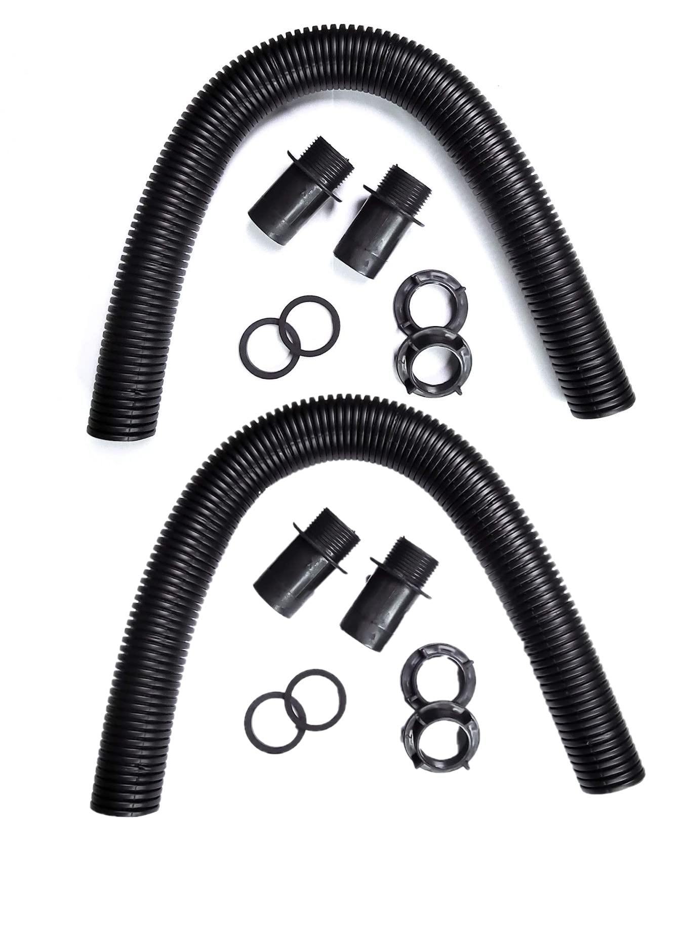 2 x Water Butt Connector Kits - Water Butt Pipe Link Connector Kit