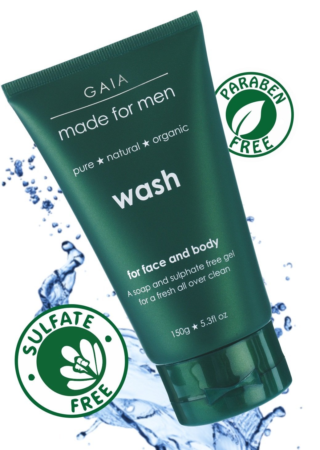 organic men's face wash