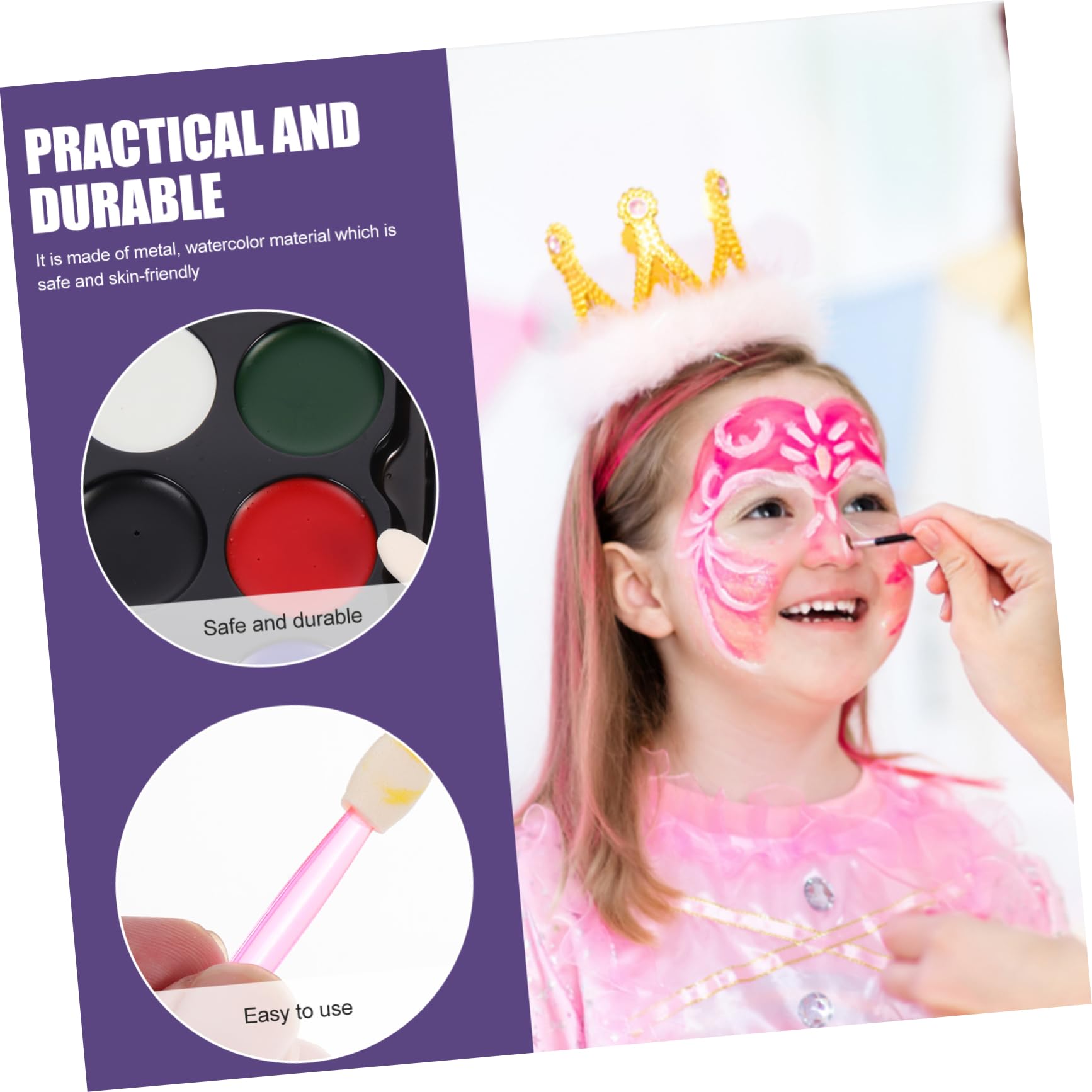 SHINEOFI 16piezas Pintura Facial Multifuncional Para Fiestas De Halloween y Eventos Deportivos Pintura De Cuerpo Base De Agua Brillantes Para Animar Los Aficionados y Pintar Banderas