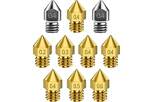 Creality Hardened Steel MK8 Nozzles for Ender 3 Series Printers