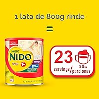 Vista 5 de Nido NESTLE Kinder 1+ - Bebida de leche en polvo, recipiente de 1.76 libras