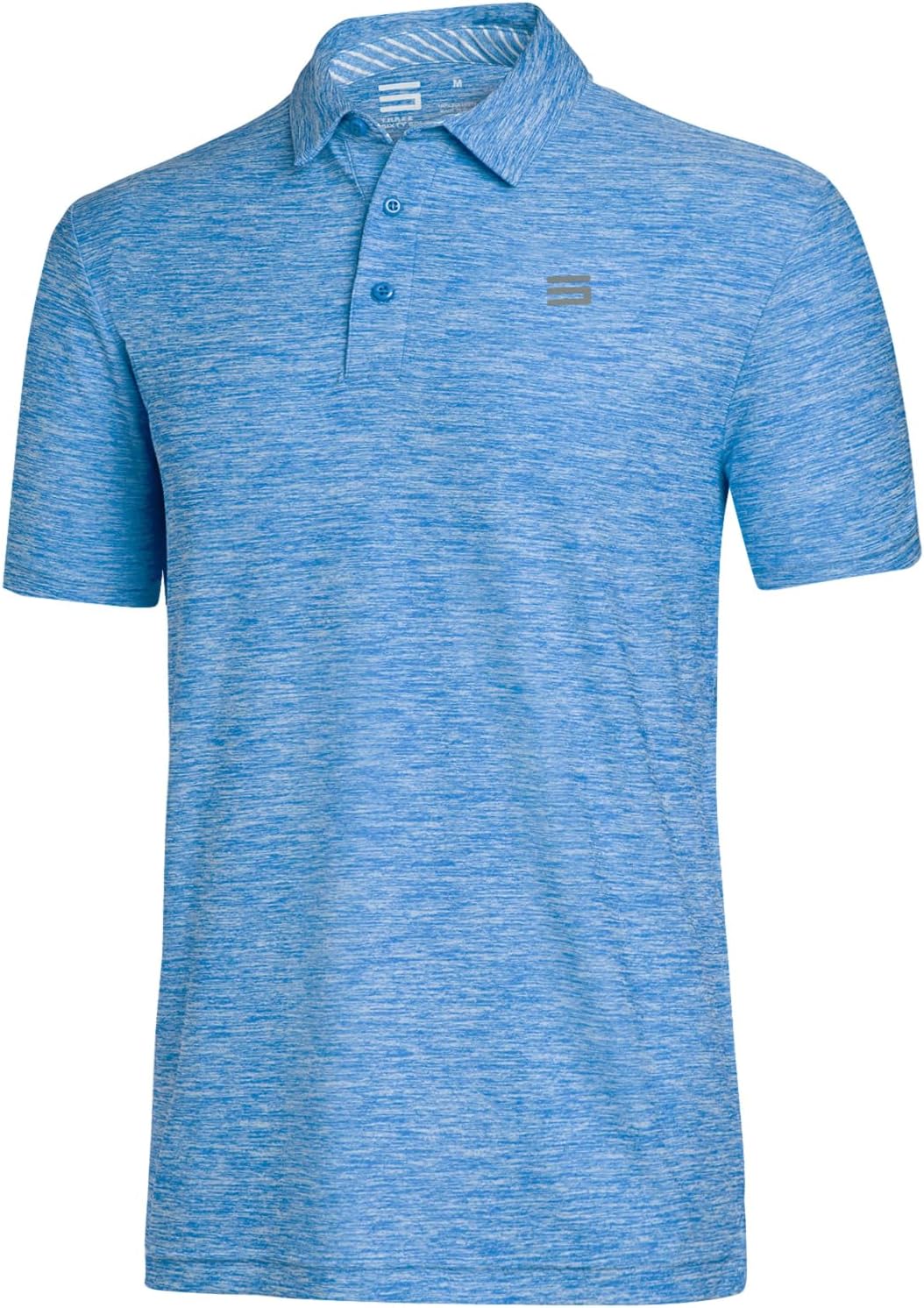 Three Sixty Six Golf Shirts for Men - Dry Fit Short-Sleeve Polo, Athletic Casual Collared T-Shirt