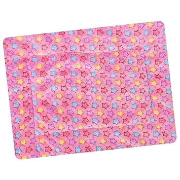 VMS INDIA Winter Dog Warm Blanket Coral Fleece Puppy Cat Sleep Mat Pink-50x35cm