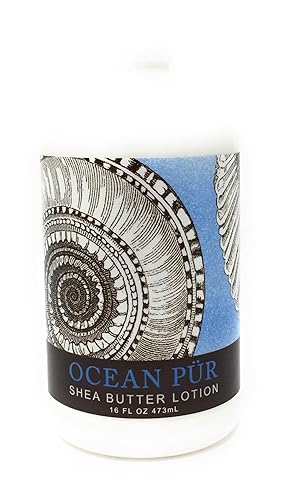 Miniatura 3 de Greenwich Bay Trading Co. Loción de manteca de karité, 16 onzas, Ocean Pur