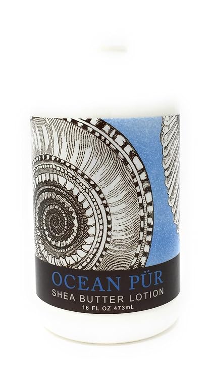 Greenwich Bay Trading Co. Shea Butter Lotion, 16 Ounce, Ocean Pur