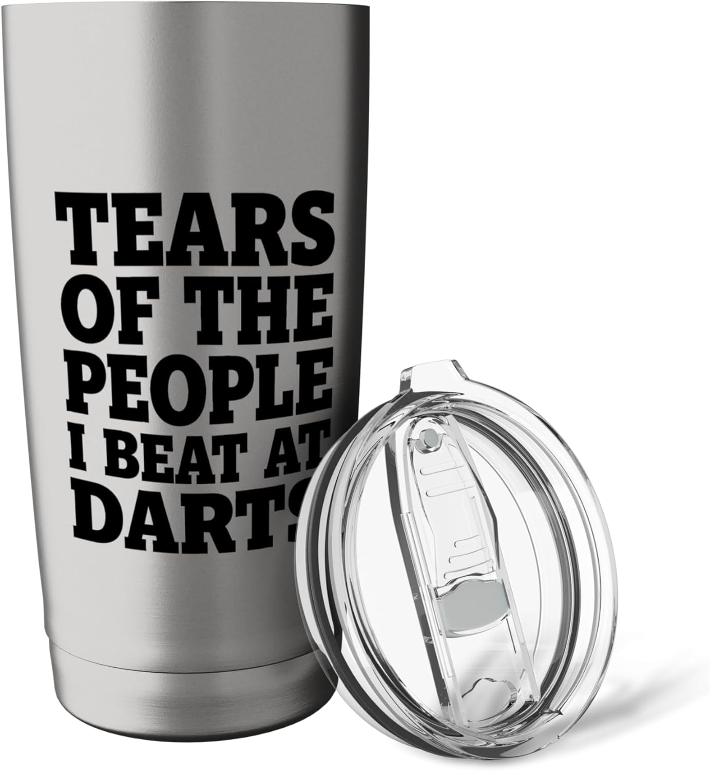 Tears Of The People I Beat At Darts Stainless Steel Insulated Tumbler - Image 5