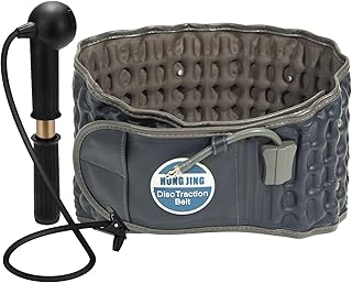 HONGJING Decompression Back Belt for Lower Back- Low Back Traction Device Lumbar Support for Lifting, One Size Fits 29-49 Waist
