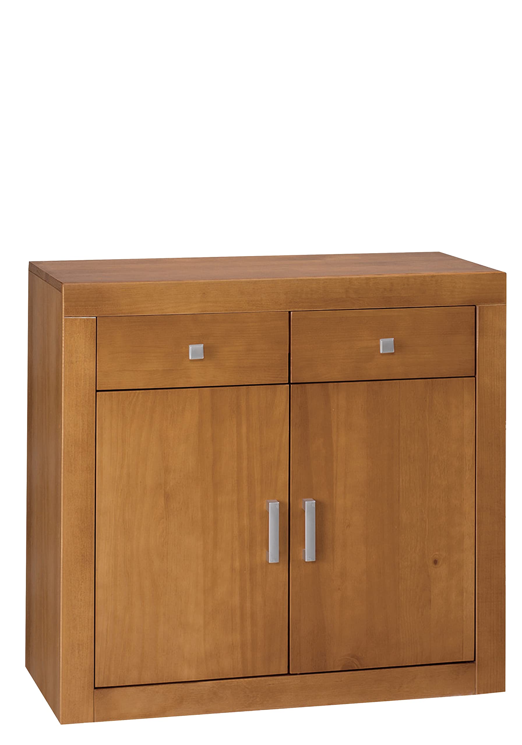 Dogar Kynus - Aparador de 2 Puertas con 2 cajones, 86 x 91 x 42 cm, Madera, Color Cerezo