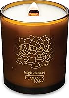 Vista 14 de Hemlock Park Vela de mecha de madera ámbar y dorada hecha a mano con cera de coco natural (estándar de 7.2 onzas, ámbar)
