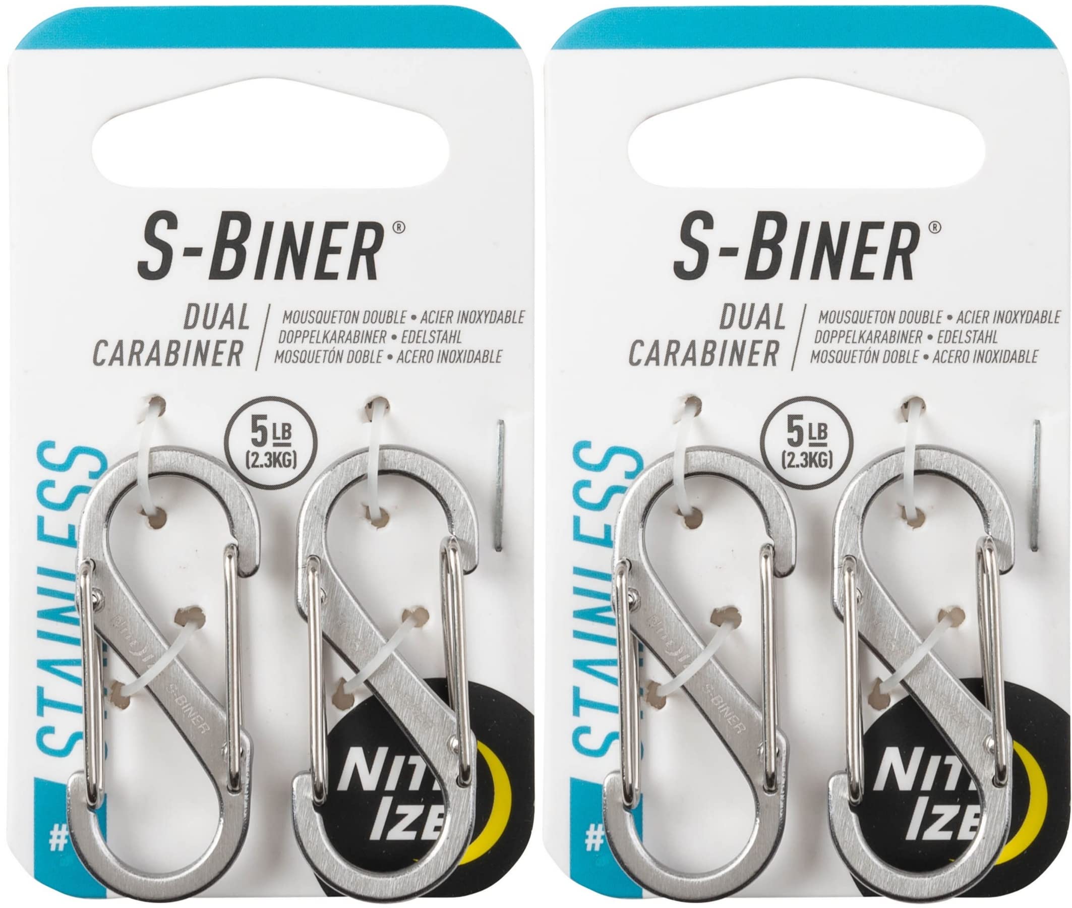 S-BINER #1 2 PACK SS
