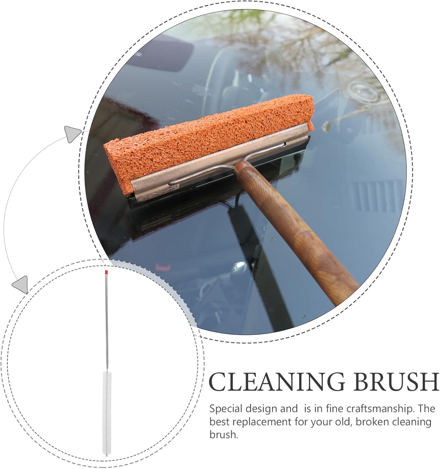 Cabilock Washing Machine Cleaning Brush with Sturdy Bristles Flexible Refrigerator for Home Use Deep Clean Dryer and Appliance Surfaces