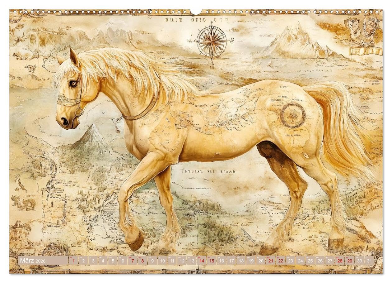 Geheimnisvolle Landkarten (hochwertiger Premium Wandkalender 2026 DIN A2 quer), Kunstdruck in Hochglanz: Für Schatzsucher und Abenteurer (CALVENDO Wissenschaft)