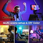 Linkind Matter Smart Light Bulb, Smart Bulbs Work with Apple Home/Siri/Alexa/Google Home, RGBTW Color Changing Bulbs Music Sync, A19 E26 60W 800LM, 2.4Ghz WiFi Only, 2 Pack