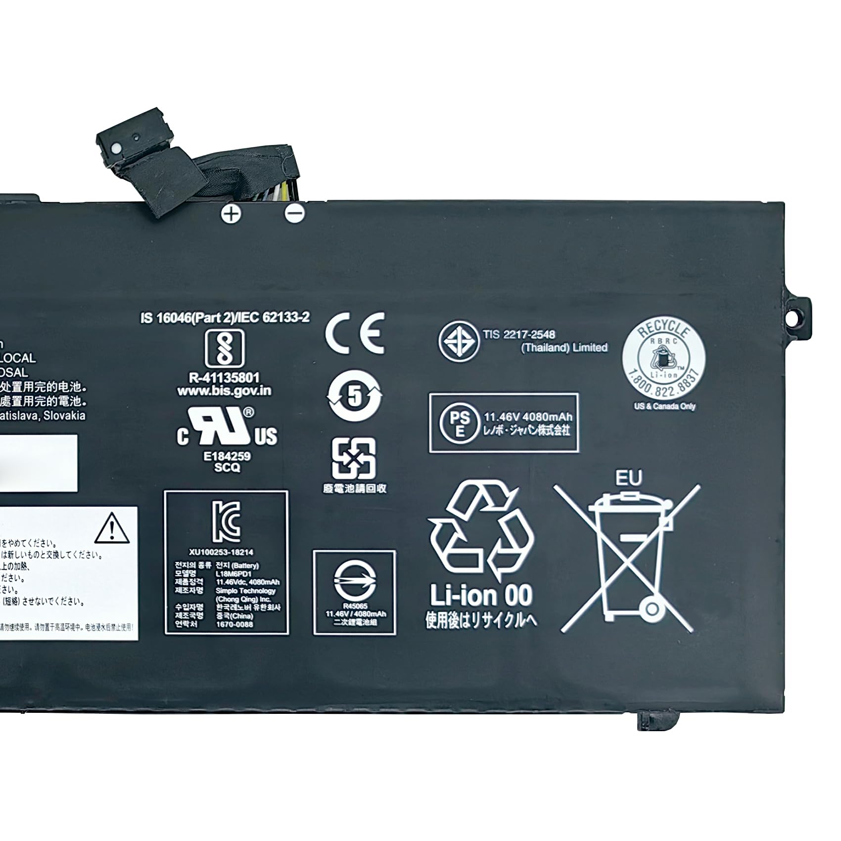 Amazon.com: FCZFCZ L18M6PD1 Battery 48Wh 4190mAh Replacement for