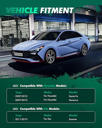 Miniatura 2 de SCITOO 2pcs Suspension Kit Front Outer Tie Rod Ends Driver Passenger Side fit for 2007-2012 for Hyundai Santa Fe 2007-2012 for Hyundai Veracruz