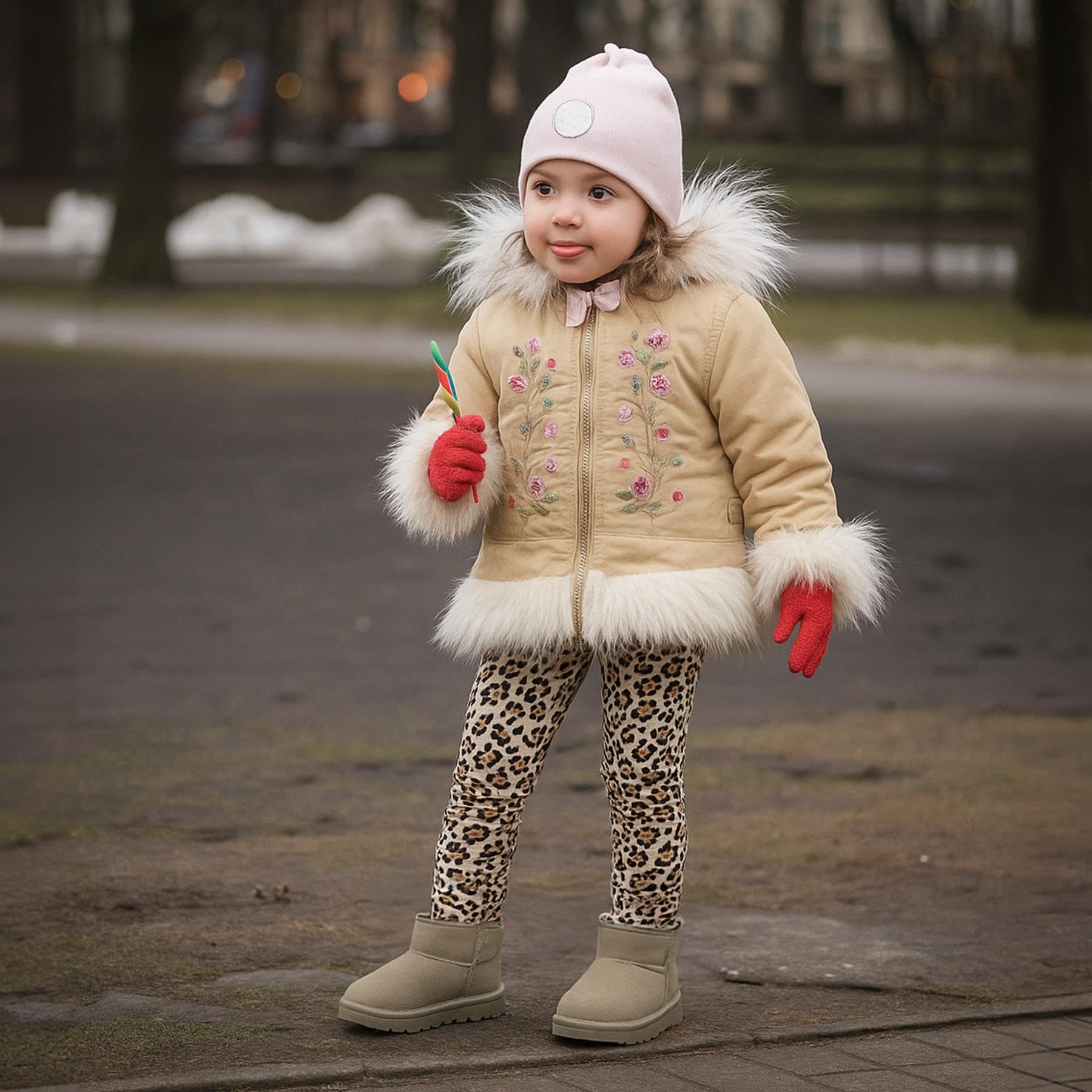 Mishansha Schneestiefel Kinder Mädchen Gr.24-36