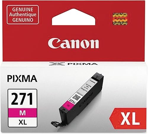 Miniatura 4 de Canon CLI-271XL - Cartuchos de tinta compatibles cian y magenta para impresoras TS5020, TS6020, TS8020, TS9020