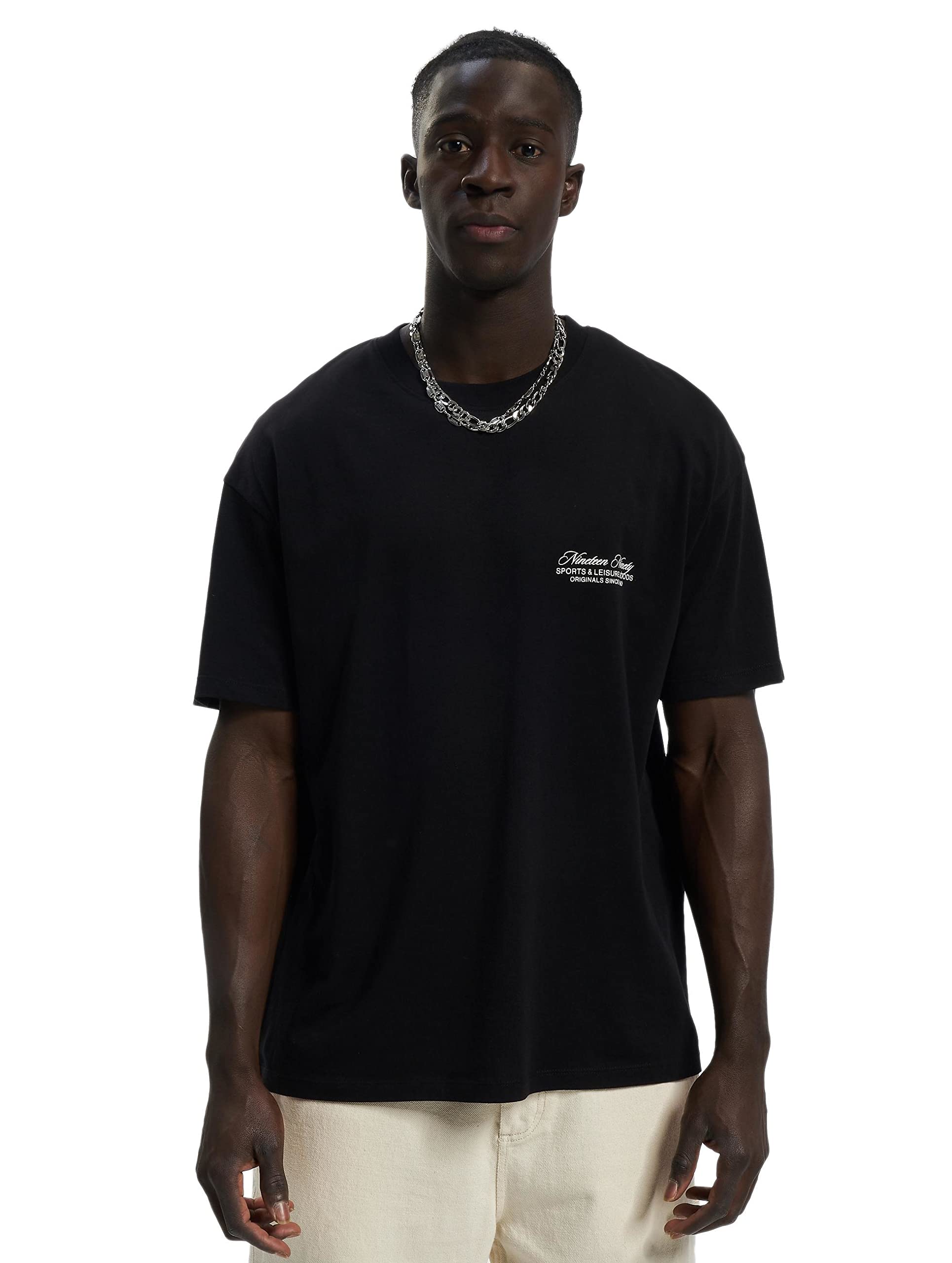 Jack & JonesMen's Jorbrink Studio Back Tee Ss Crew Neck T-Shirt