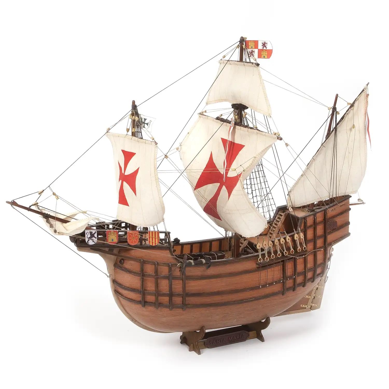 Amazon.com: EarthMark OcCre Santa Maria 1:50 Scale Wooden Ship