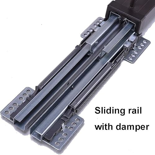 Miniatura 4 de Barra extensible extraíble para armario, soporte organizador de ropa ajustable, perchero extraíble con amortiguador, soporte extensible para