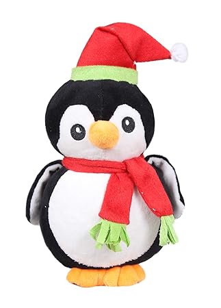christmas penguin soft toy