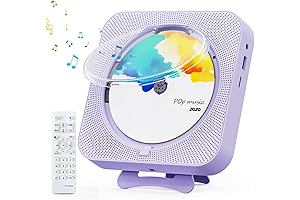 Portable CD Player with Bluetooth: Aesthetic Delight for Home Audio