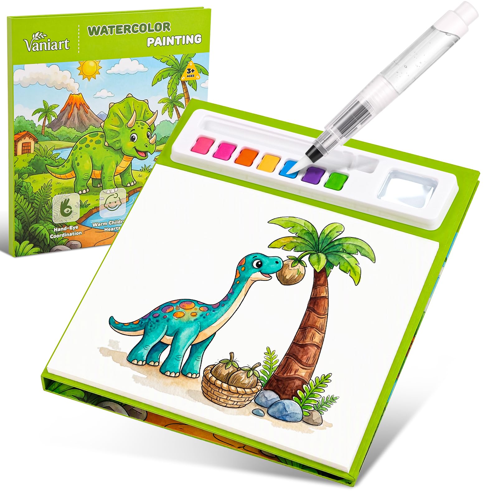 Watercolor Paint Set, 20 Sheets Watercolor Paper for 5-13 Years Old Kids | Cute Birthday…