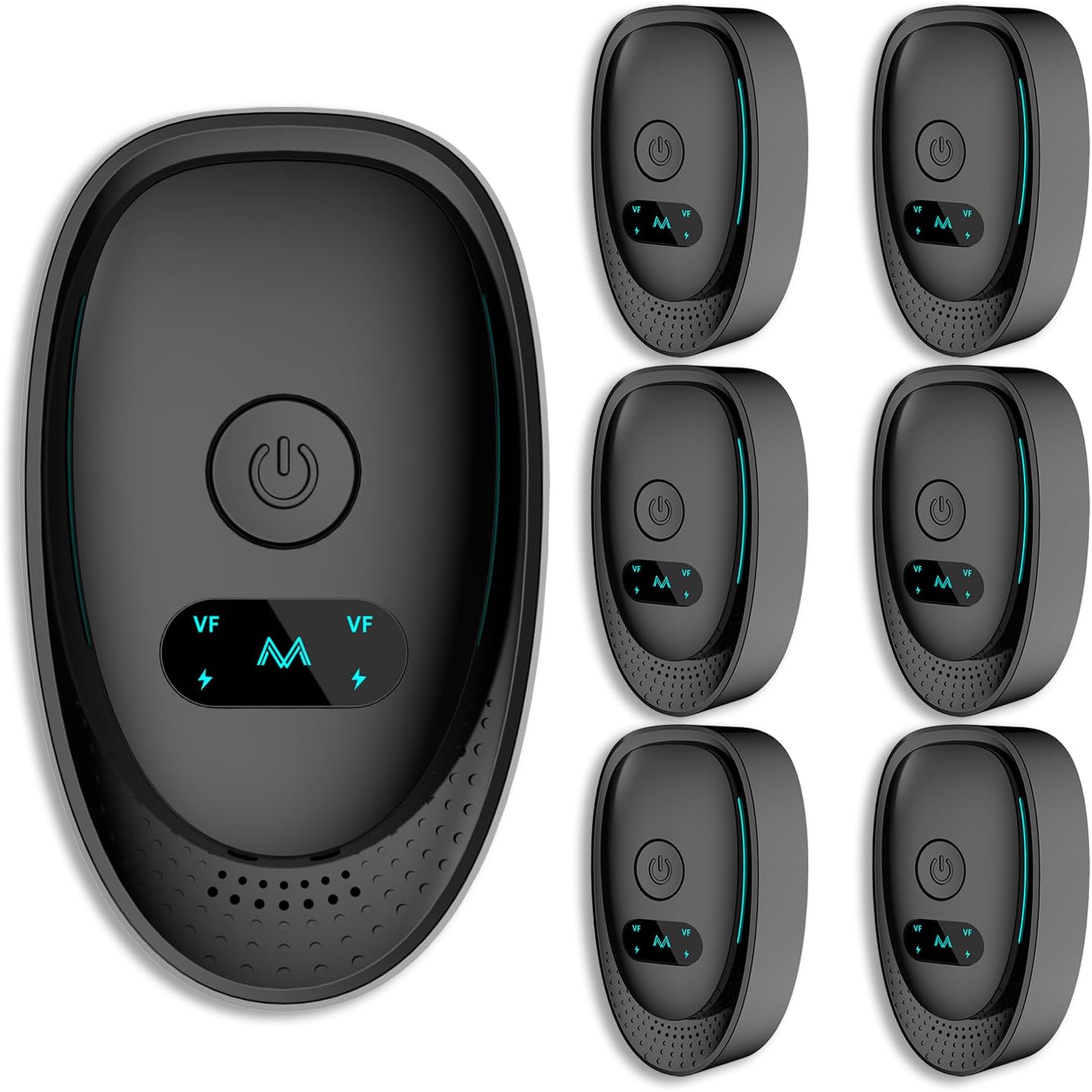 2025 Ultrasonic Pest Repeller Plug-in, Pest Control Indoor Mouse & Roach Deterrent, Variable-Frequency, Low-Noise, Pet-Friendly, Night-Light, 6 Pack for Home Kitchen Garage Office