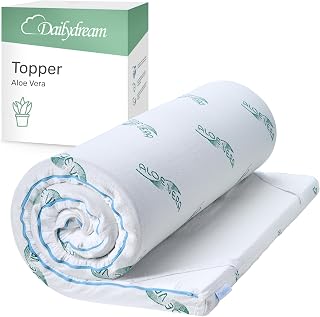 Dailydream Topper 120x200cm aus Memory Foam, 5 cm hoch