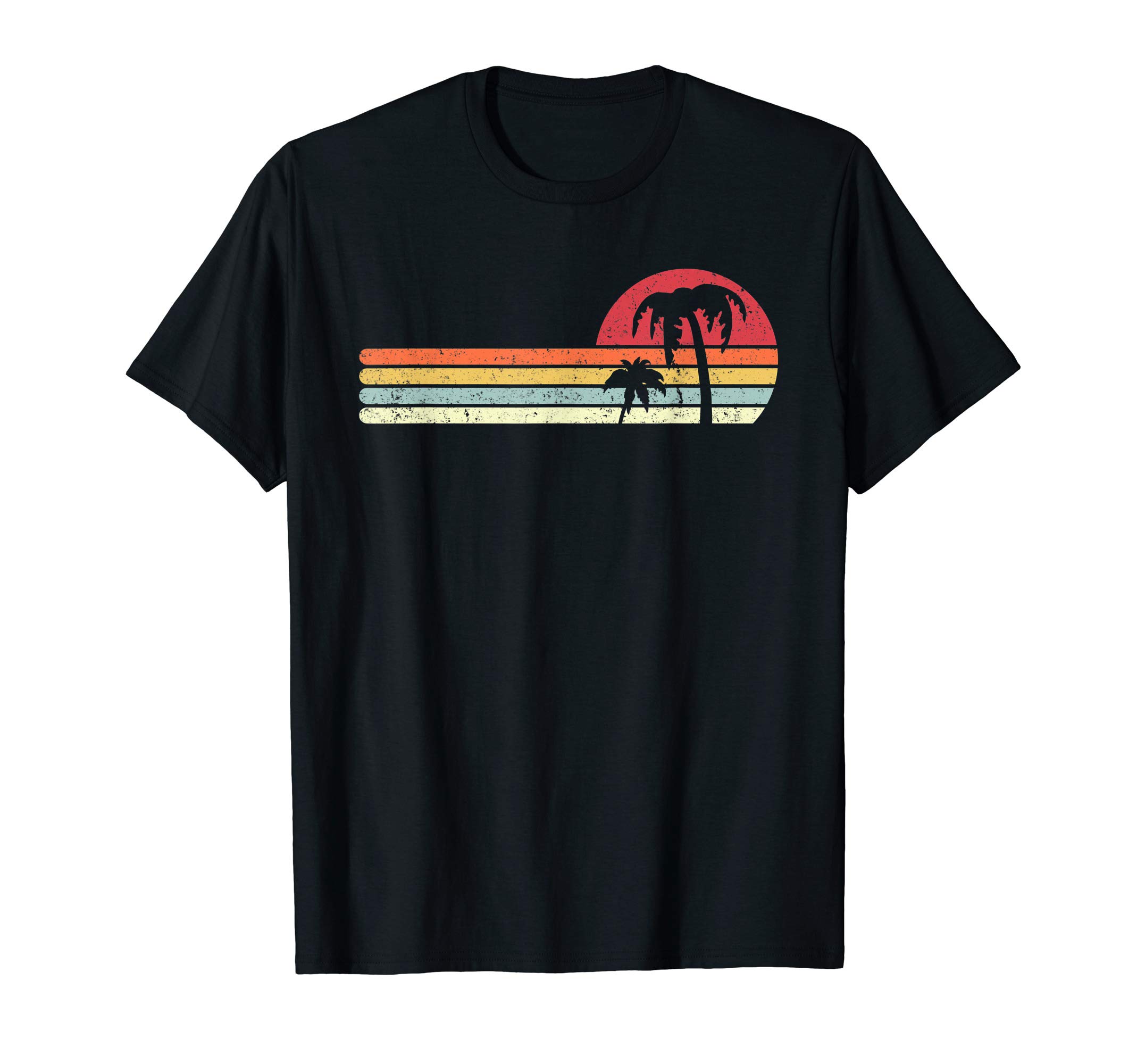Pack A PunchPalm Tree Shirt. Retro Style Tropical Beach T-Shirt T-ShirtOEKO-TEX STANDARD 100