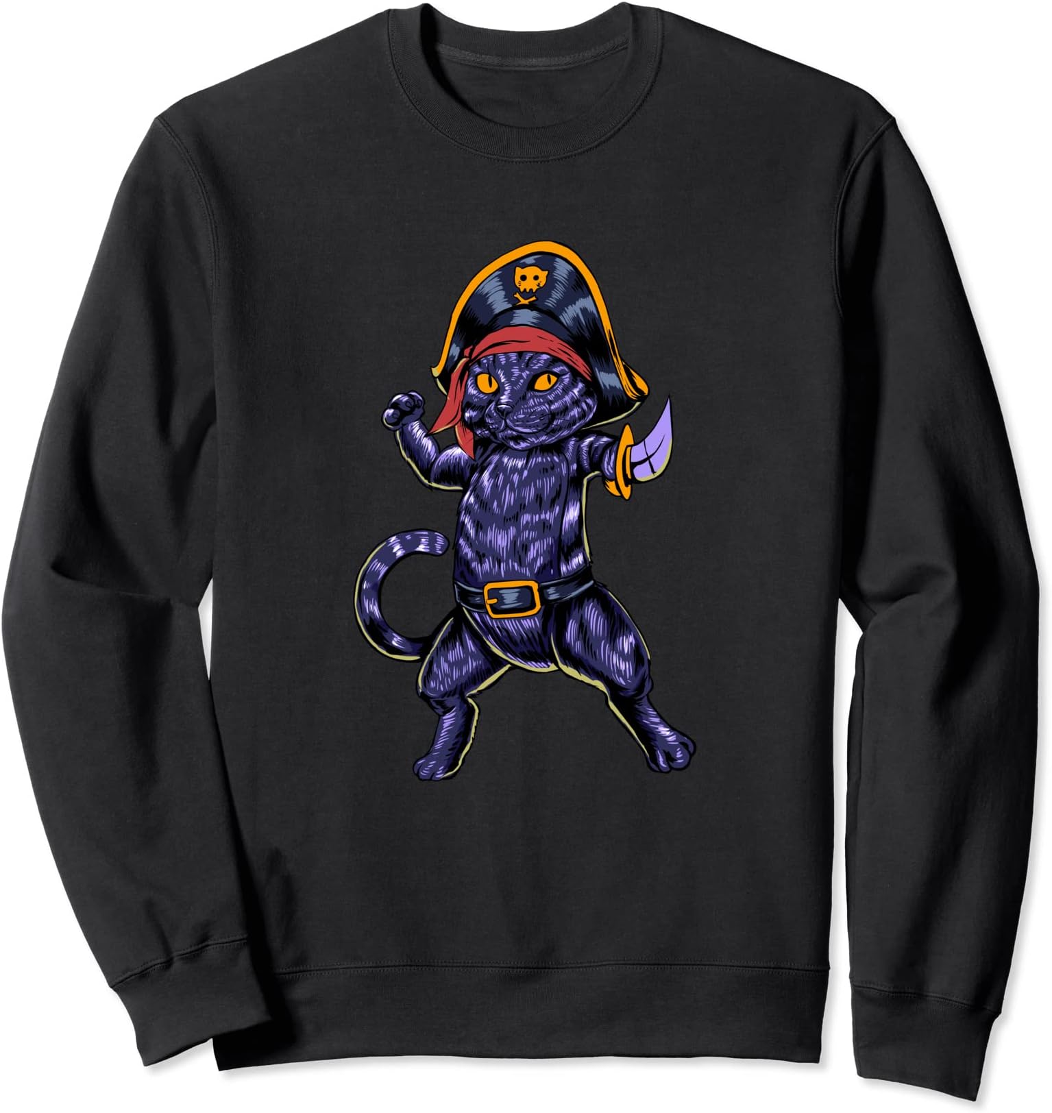 Captain Meow - Pirate cat Sweatshirt