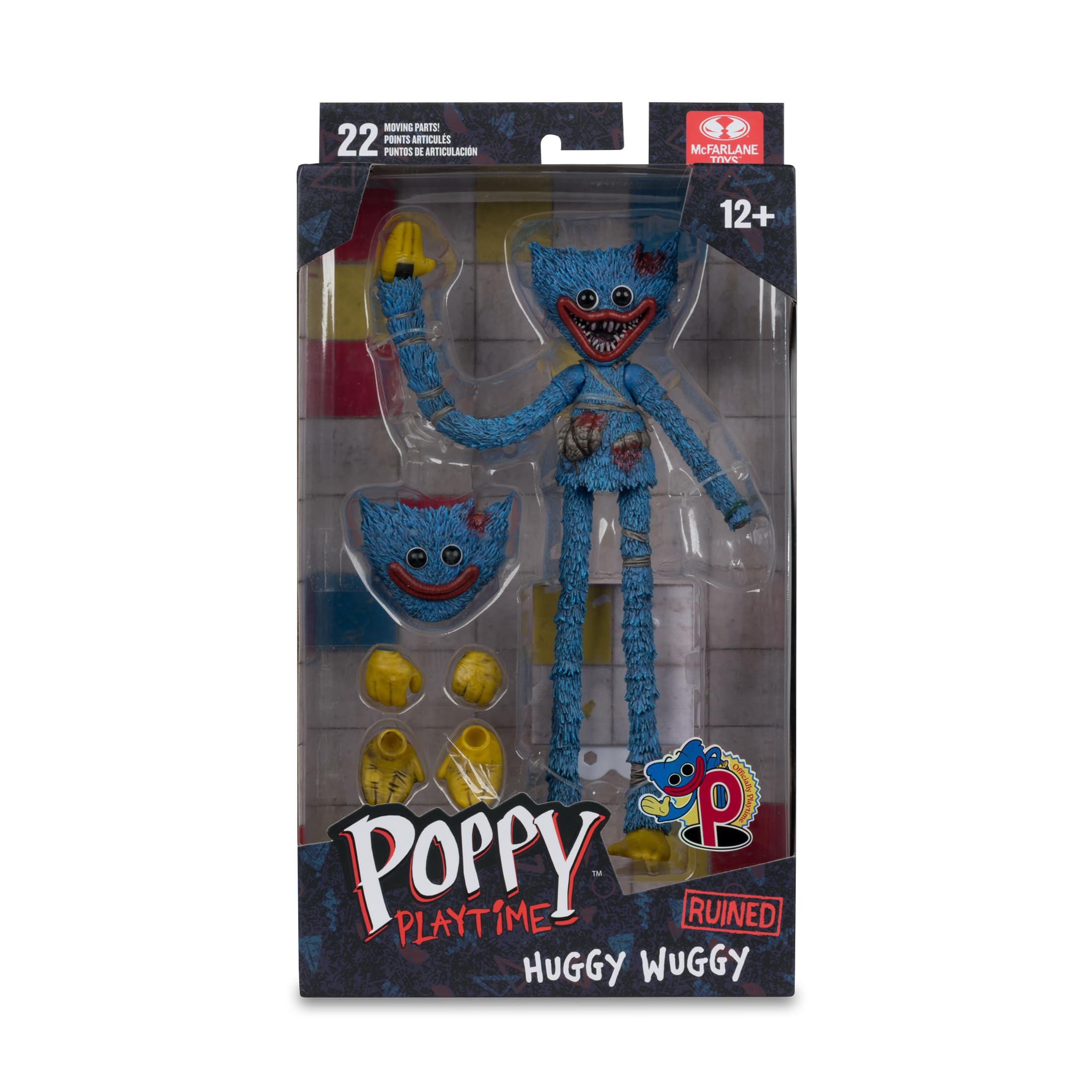 McFarlane Toys- Poppy Playtime Huggy Wuggy (Ruined) 7in Action Figure thumbnail 7