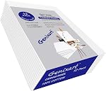 Genixart Panneaux de toile blanche, primed professionnel toiles d'artiste conseils pour acryliques & Peintures à l'huile (5"x7", 12Pack)