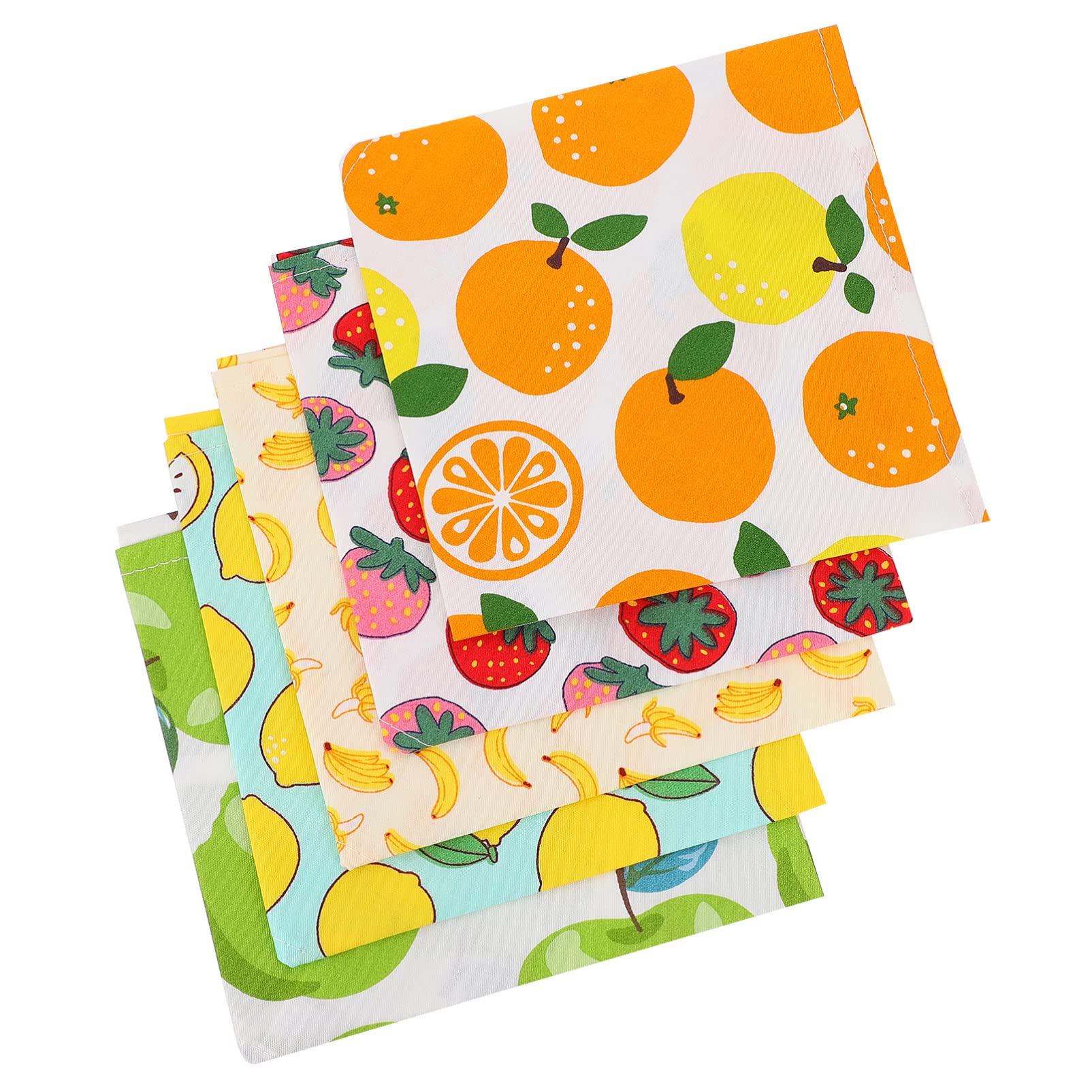 POPETPOP 15pièces Bandanas Coton pour Animaux De Compagnie De Écharpes avec Motif De Fruits Accessoires De Mode pour Chiens Et Prévention des Écoulements De Et Confort Estival