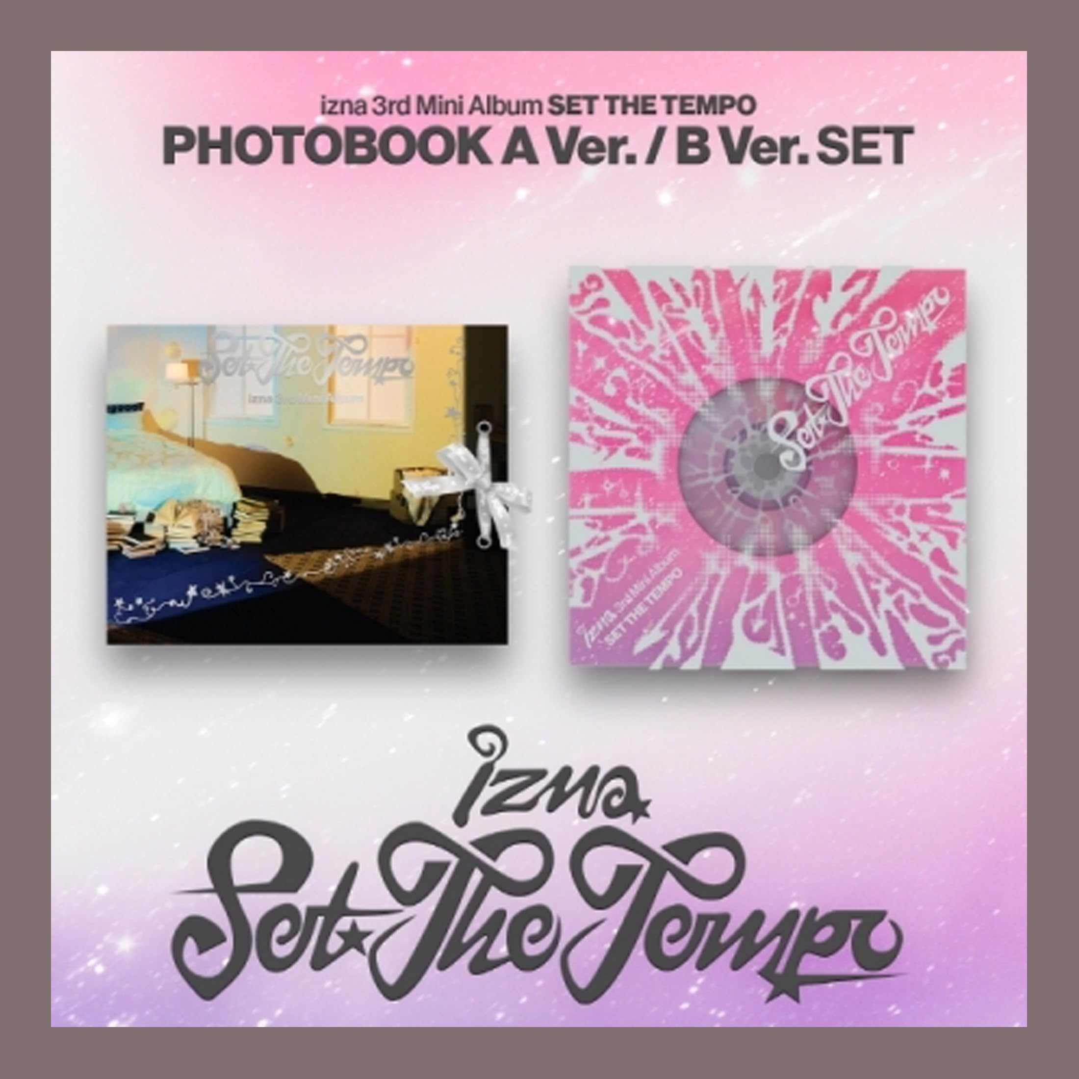 Mini Álbum izna Set The Tempo B Ver Photobook K-Pop Original