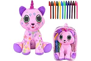 Doodle Bear Personalized Coloring Plush: Creativity Unleashed